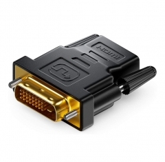 HDMI 母頭對DVI轉接頭（ DVI轉HDMI轉接頭 ）HDMI母 19針至DVI-D公頭（24 + 1）