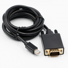 BEST CABLE Mini DisplayPort轉VGA高清轉接線1.8M 兼容MacBook / Pro / Air和其他合適的設備
